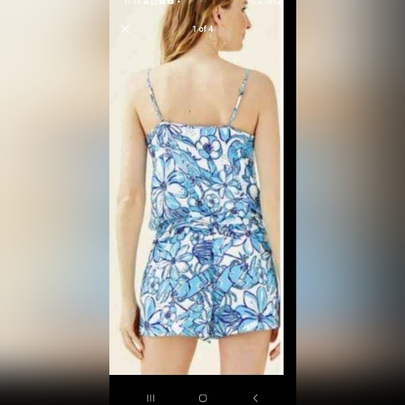 Lilly Pulitzer Deanna Romper Size Large - Picture 2 of 5